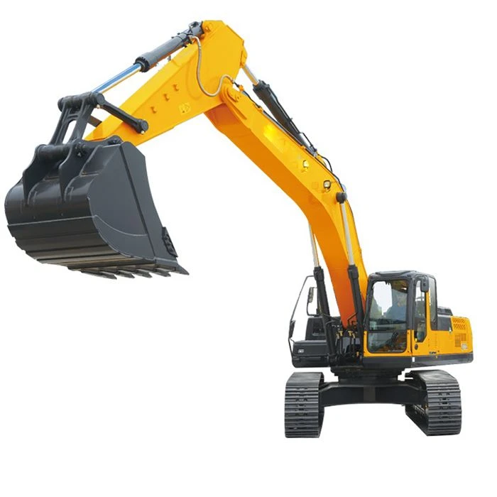 Pelle sur chenilles multifonctionnelle pour chantier de construction